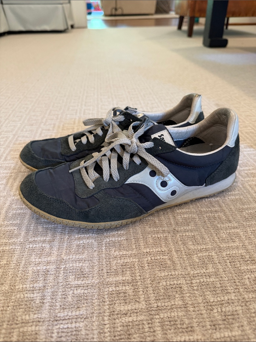 Saucony Men’s Navy and Gray Casual Sneakers